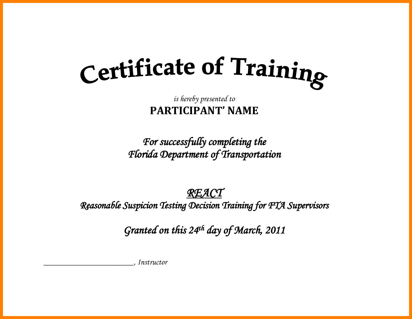 002 Free Printable Training Certificates Templates Pdf Sales Intended For Training Certificate Template Word Format