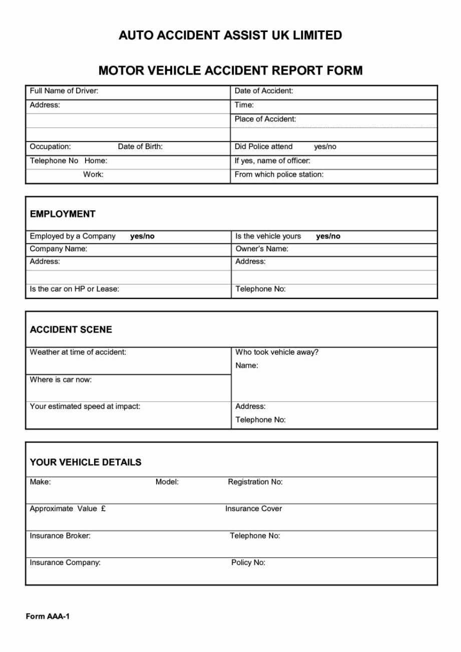 002 Incident Report Form Template Word Uk 20Accident20T Inside Police Incident Report Template