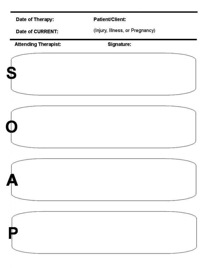 003 Template Ideas Blank Soap Note Staggering Word Nurse Inside Blank Soap Note Template