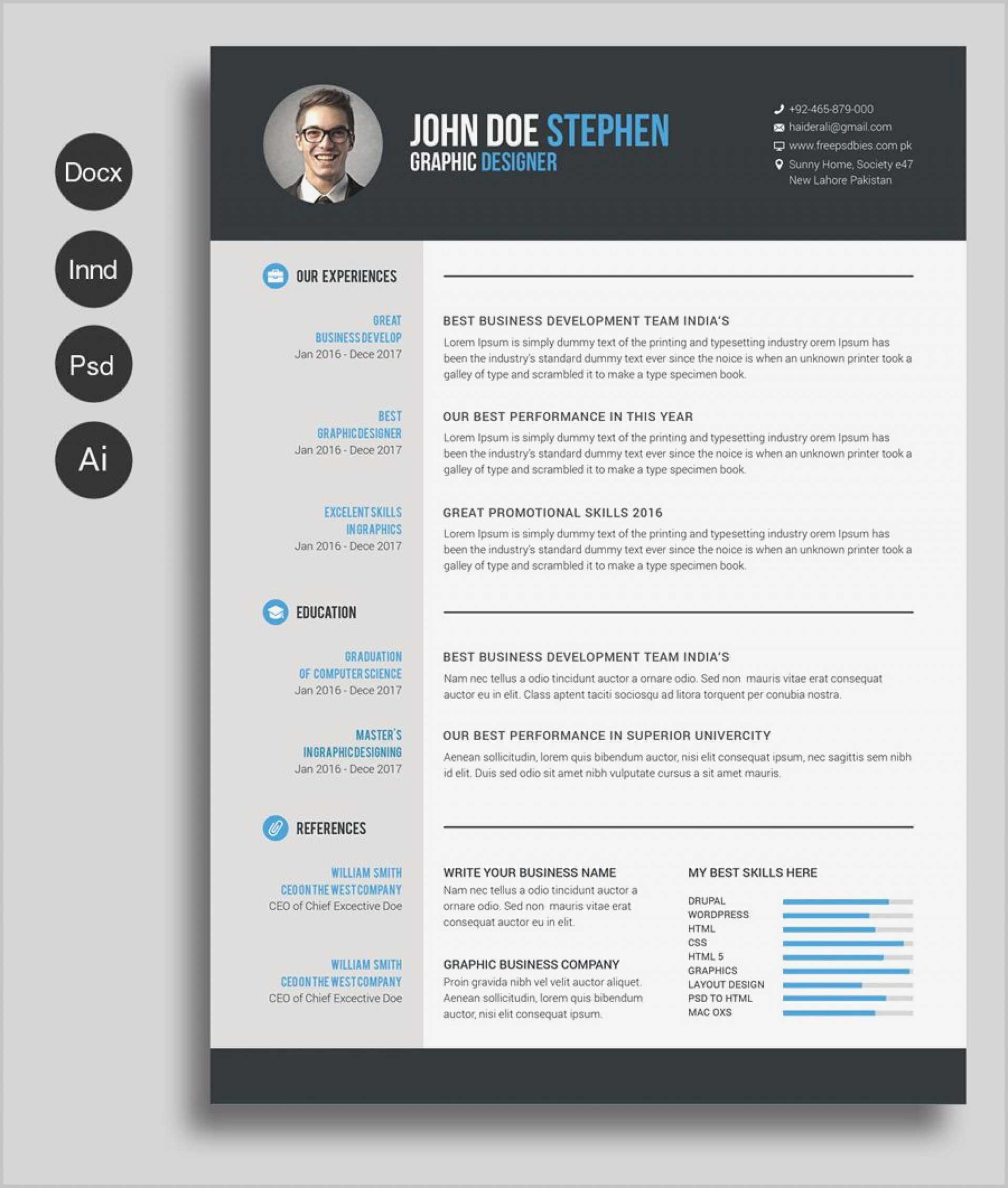 004 Best Resume Templates Word Format Free Download Template Pertaining To Free Downloadable Resume Templates For Word