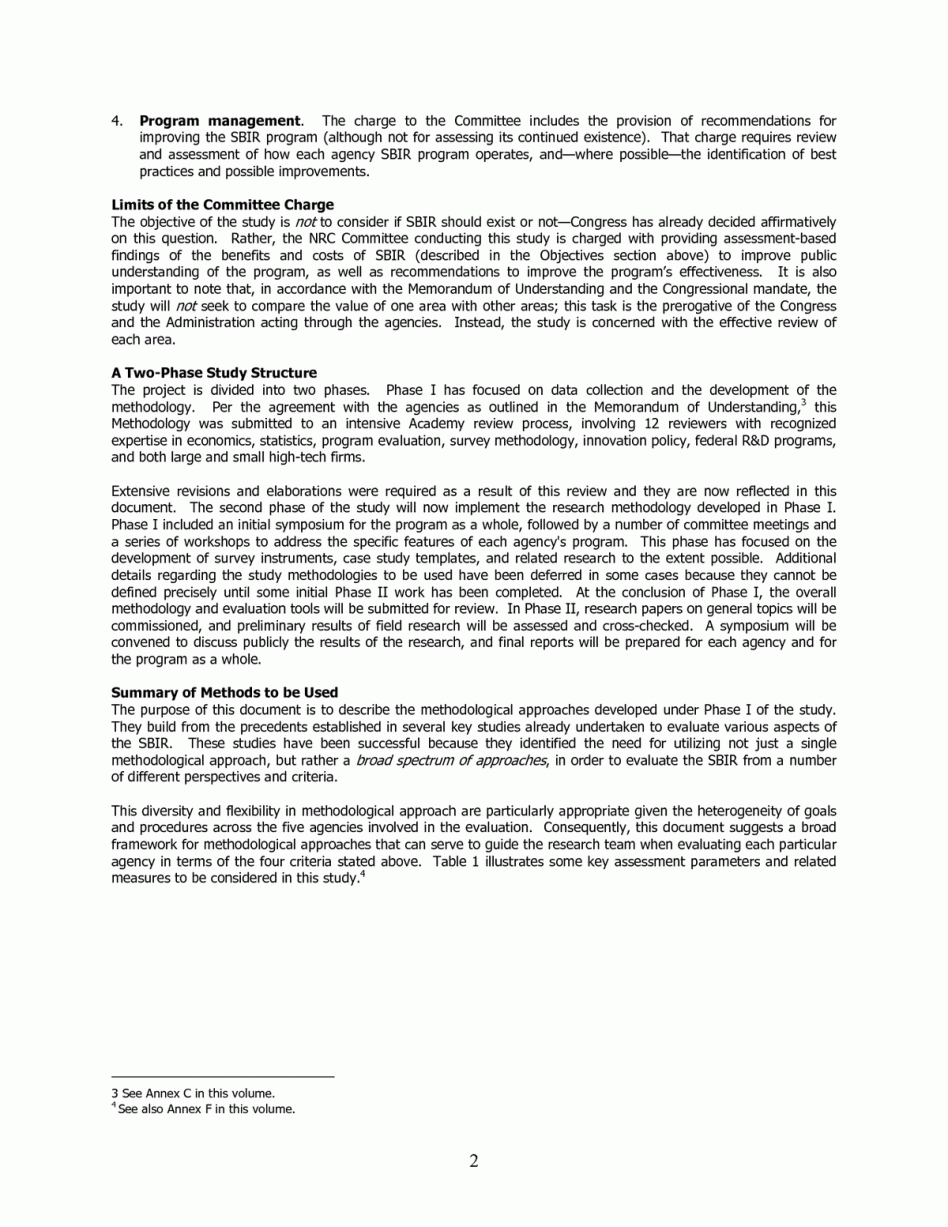 004 Template Executive Summary An Assessment Of The Small Throughout Template For Summary Report