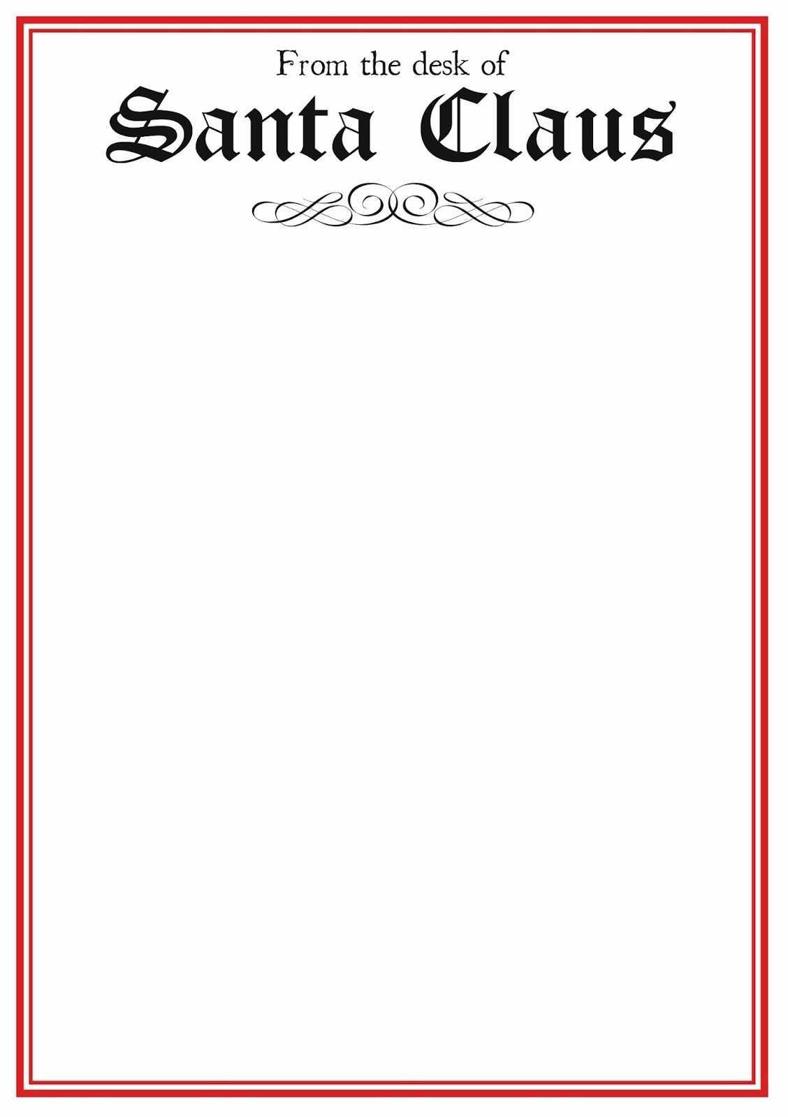 004 Template Ideas Blank Letter From Santa Pdf Cool To Inside Blank Letter From Santa Template