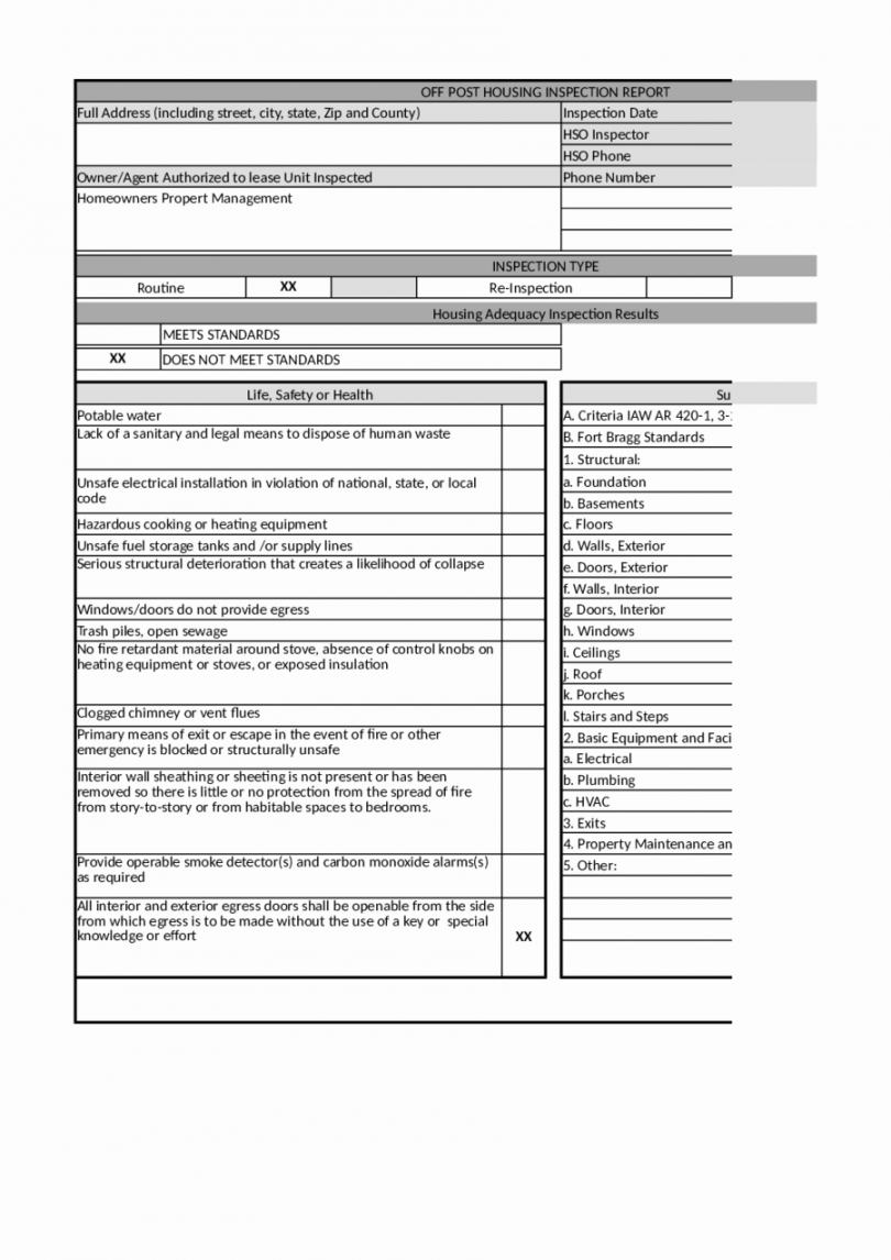004 Template Ideas Printable Home Inspection Report Elegant For Home Inspection Report Template