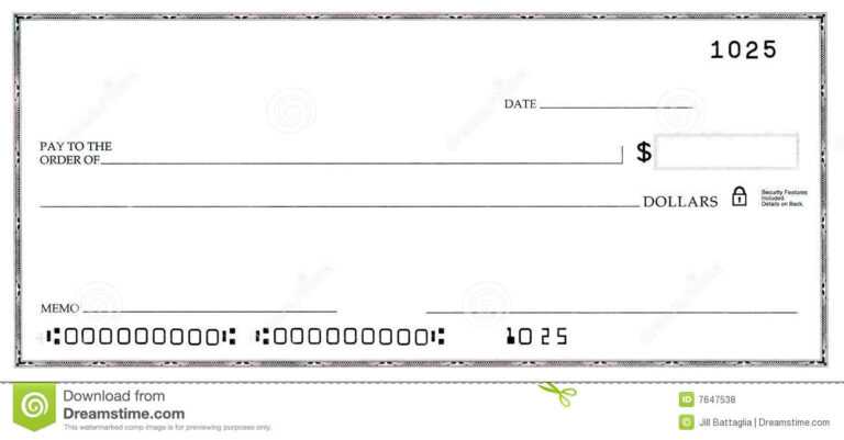 blank check template microsoft word