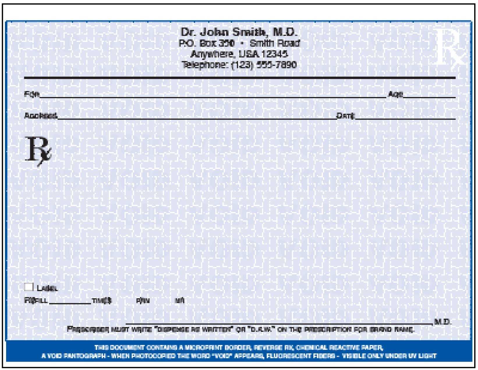 005 Doctor Prescription Pad Template Microsoft Word Free Regarding Doctors Prescription Template Word