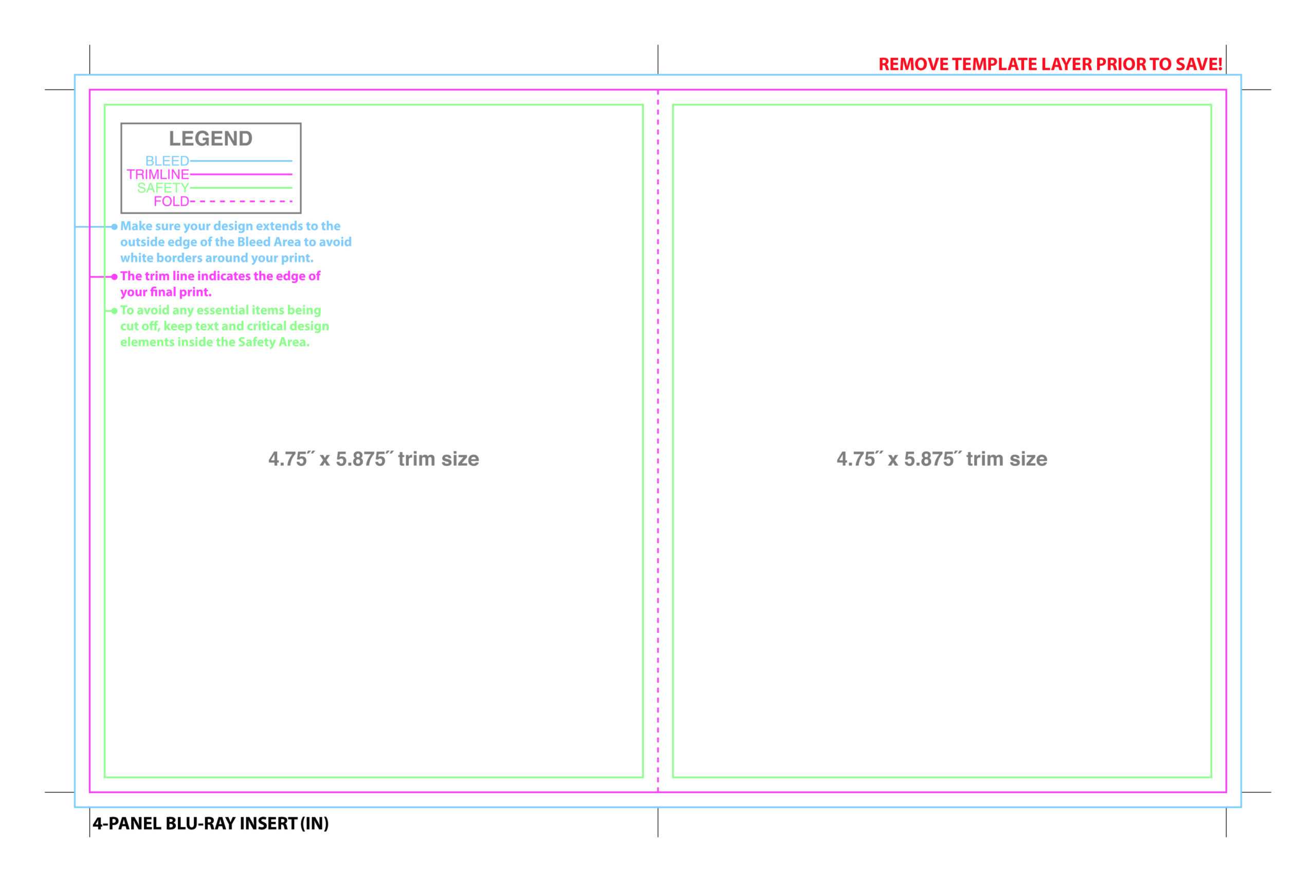 005 Ed 4 Panel Blu Ray Insert Thumb Jewel Case Template Word Regarding Cd Liner Notes Template Word