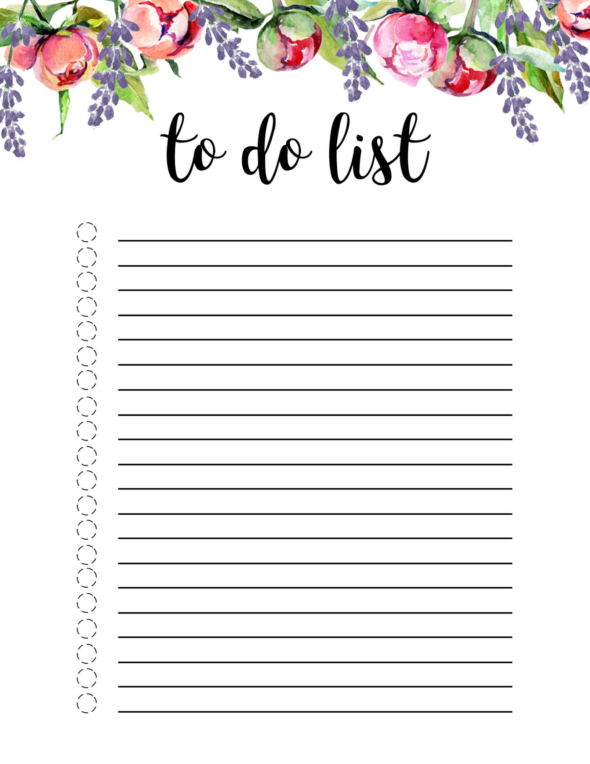 005 Printable To Do List Template Ideas Best Free For Word For Blank To Do List Template