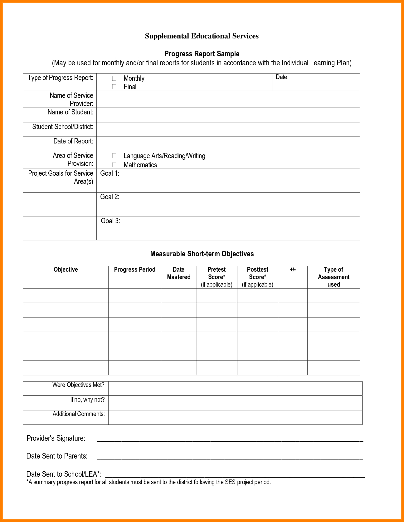 005 Template Ideas Student Progress Report Format Pdf Throughout School Progress Report Template