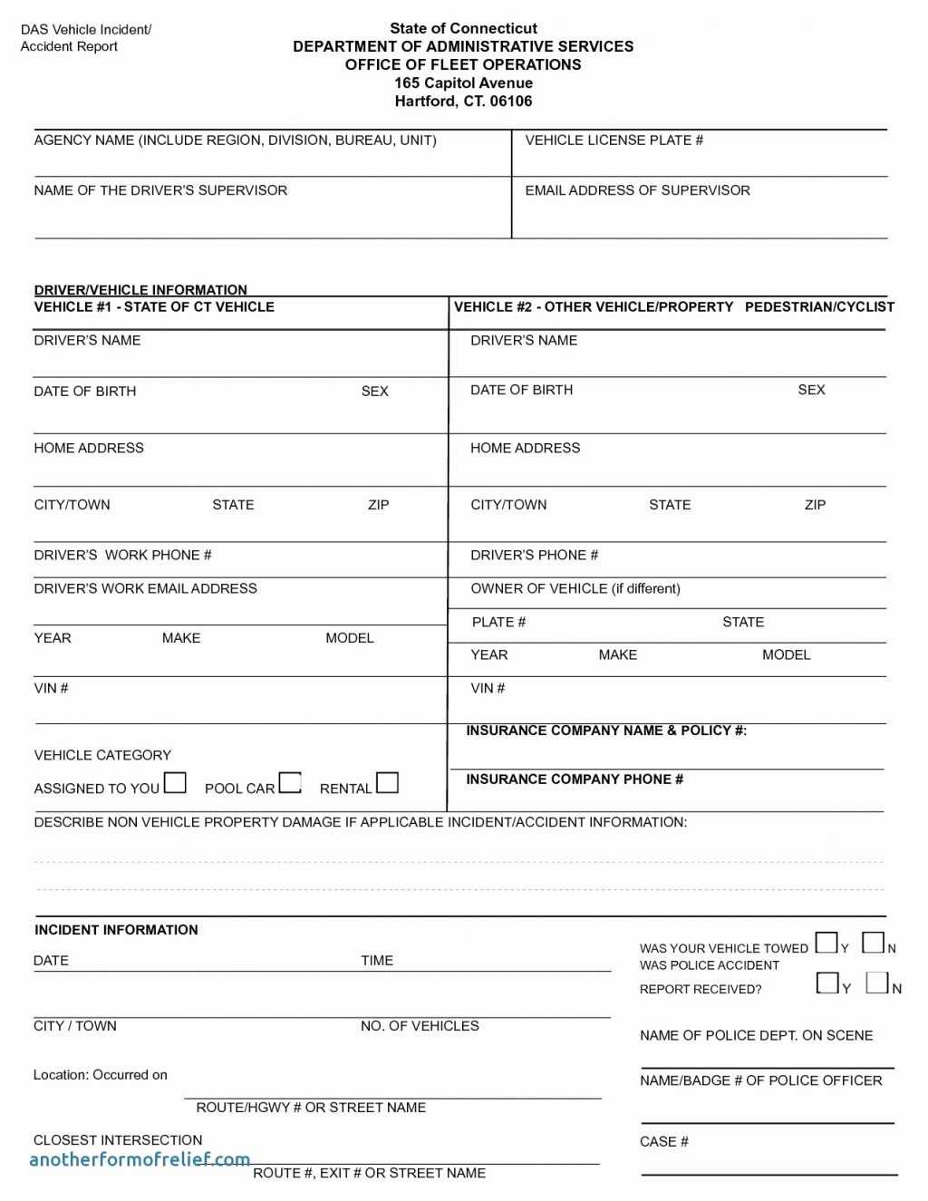 006 Auto Accident Report Form Template Ideas 20Example With Motor Vehicle Accident Report Form Template