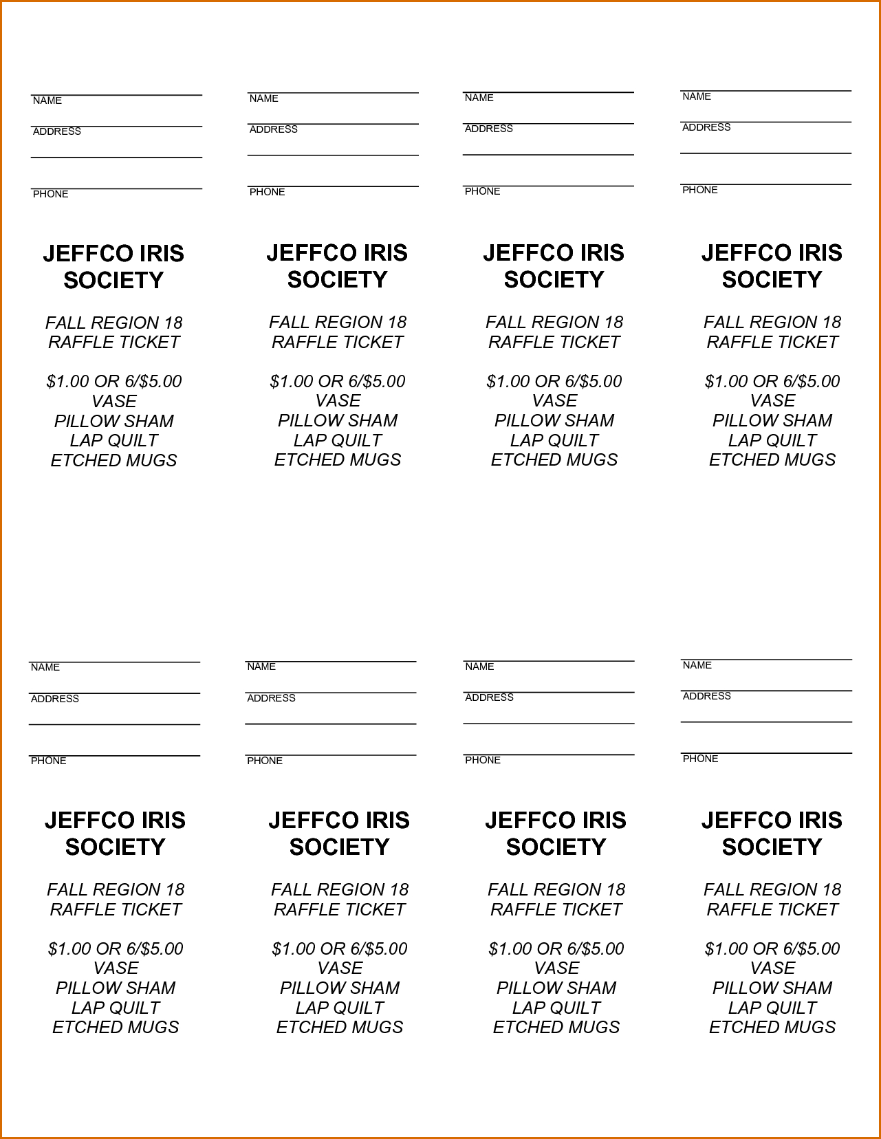 007 Free Printable Raffle Ticket Template Ideas Remarkable With Blank Elephant Template