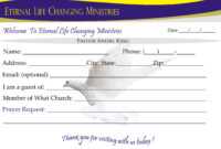 007 Template Ideas Eternal Life Visitor Card Church with regard to Church Visitor Card Template Word