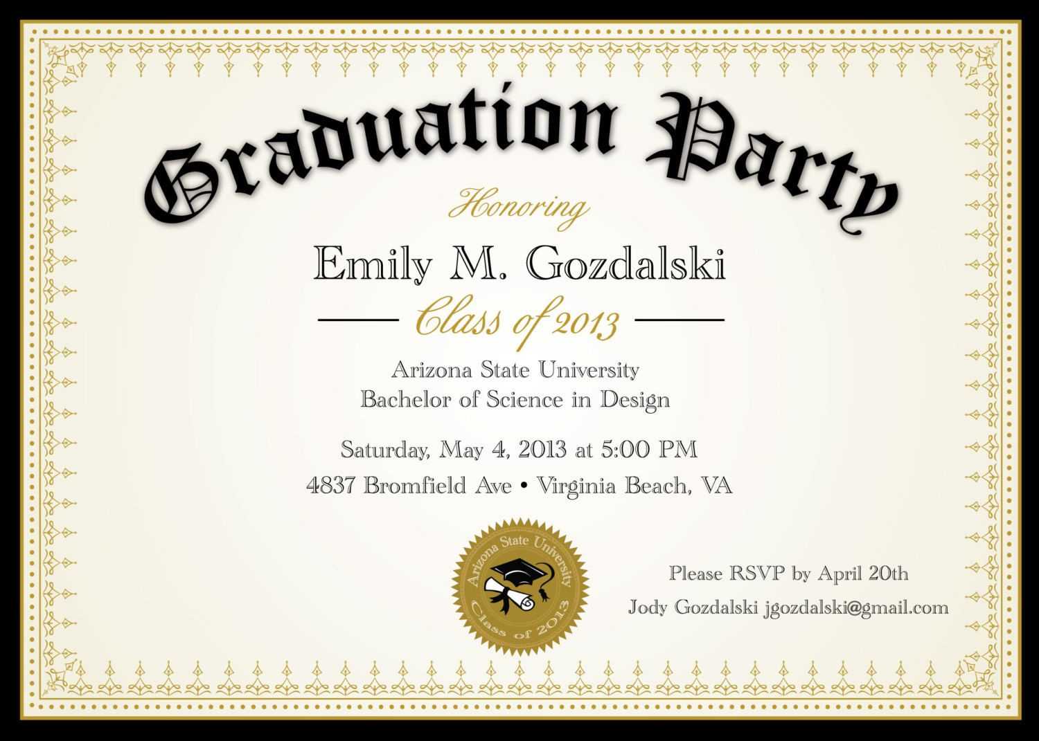 008 College Graduation Announcements Template Ideas Awesome Intended For Free Graduation Invitation Templates For Word