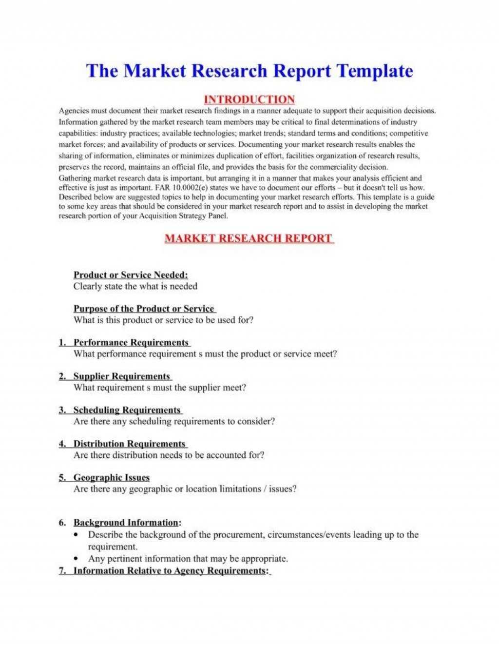 008 Market Research Report Template Unusual Ideas Analysis For Market Research Report Template