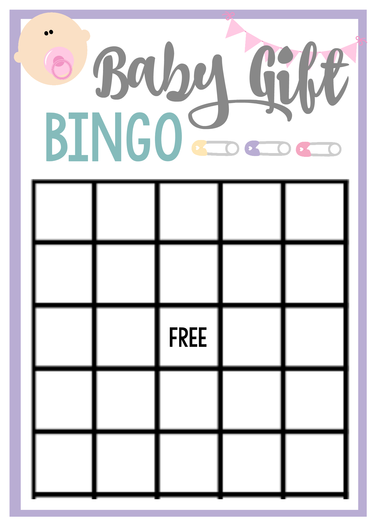 008 Template Ideas Baby Gift Bingo 1Ssl1 Breathtaking Shower For Blank Bingo Template Pdf