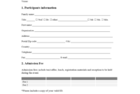 009 Template Ideas Business Seminar Participation intended for Seminar Registration Form Template Word