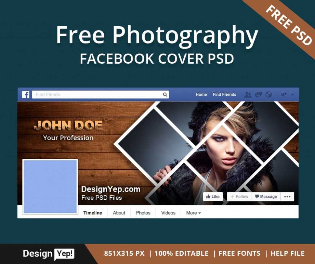 011 Facebook Cover Photo For Fashion Brands Free Psd Inside Facebook Banner Template Psd