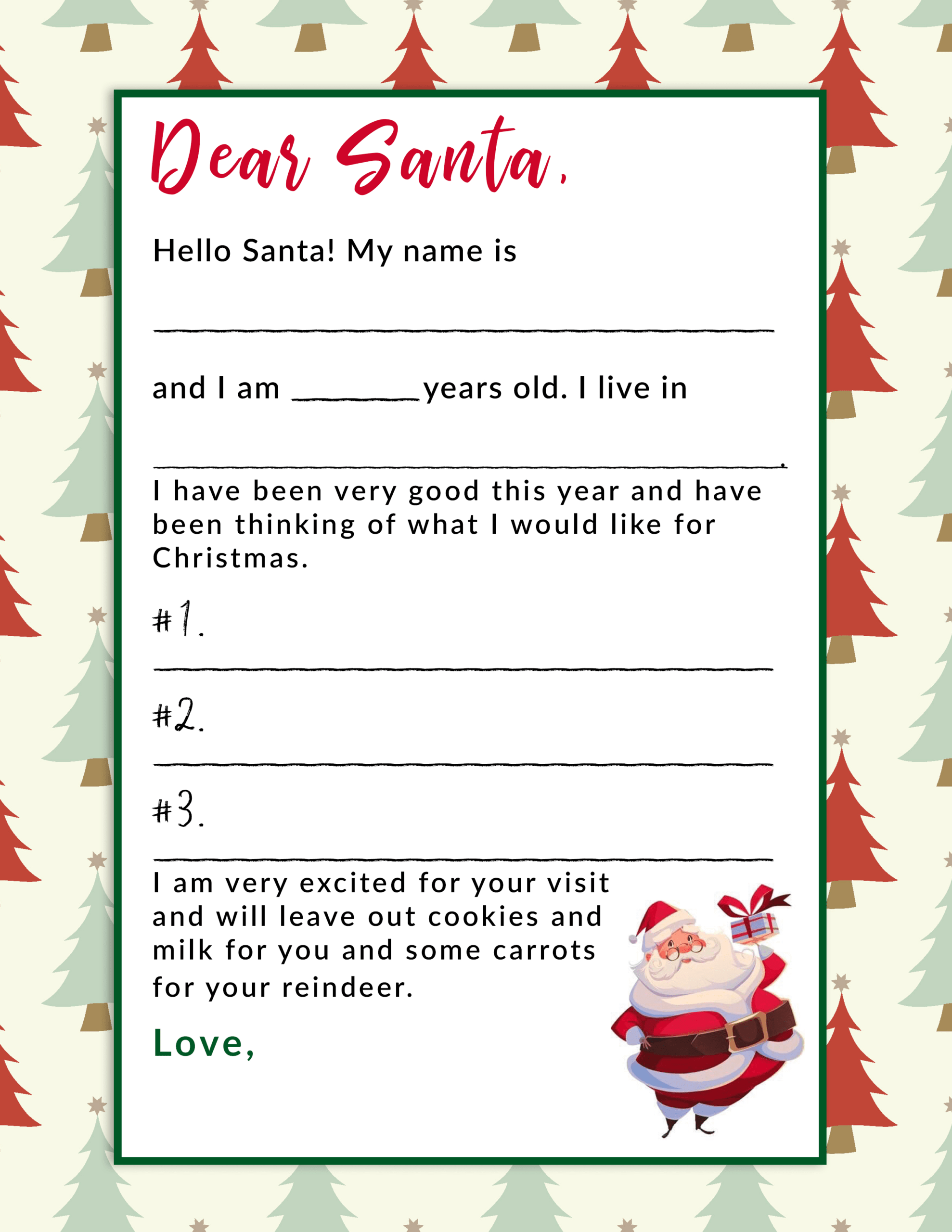 011 Letter From Santa Template Word Uk Ideas Free In Letter From Santa Template Word
