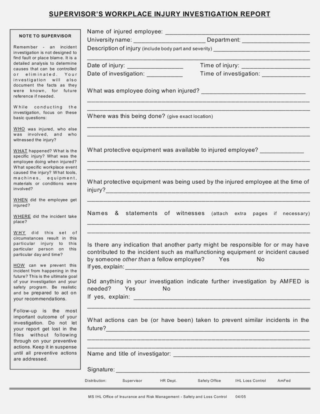 013 Auto Accident Report Form Template Vehicle Awesome Intended For Workplace Investigation Report Template