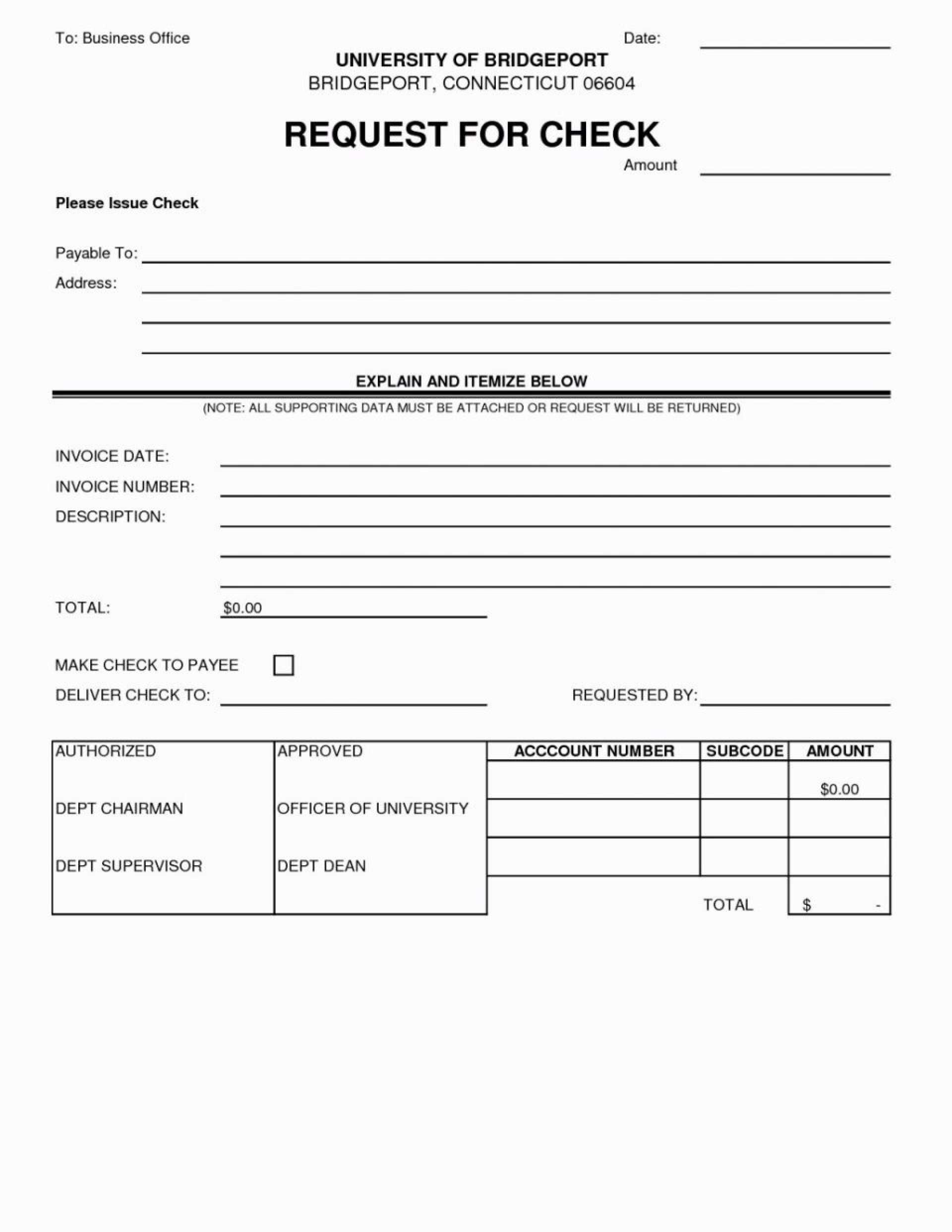 013 Check Request Form Template Excel Free Project Elegant With Check Request Template Word