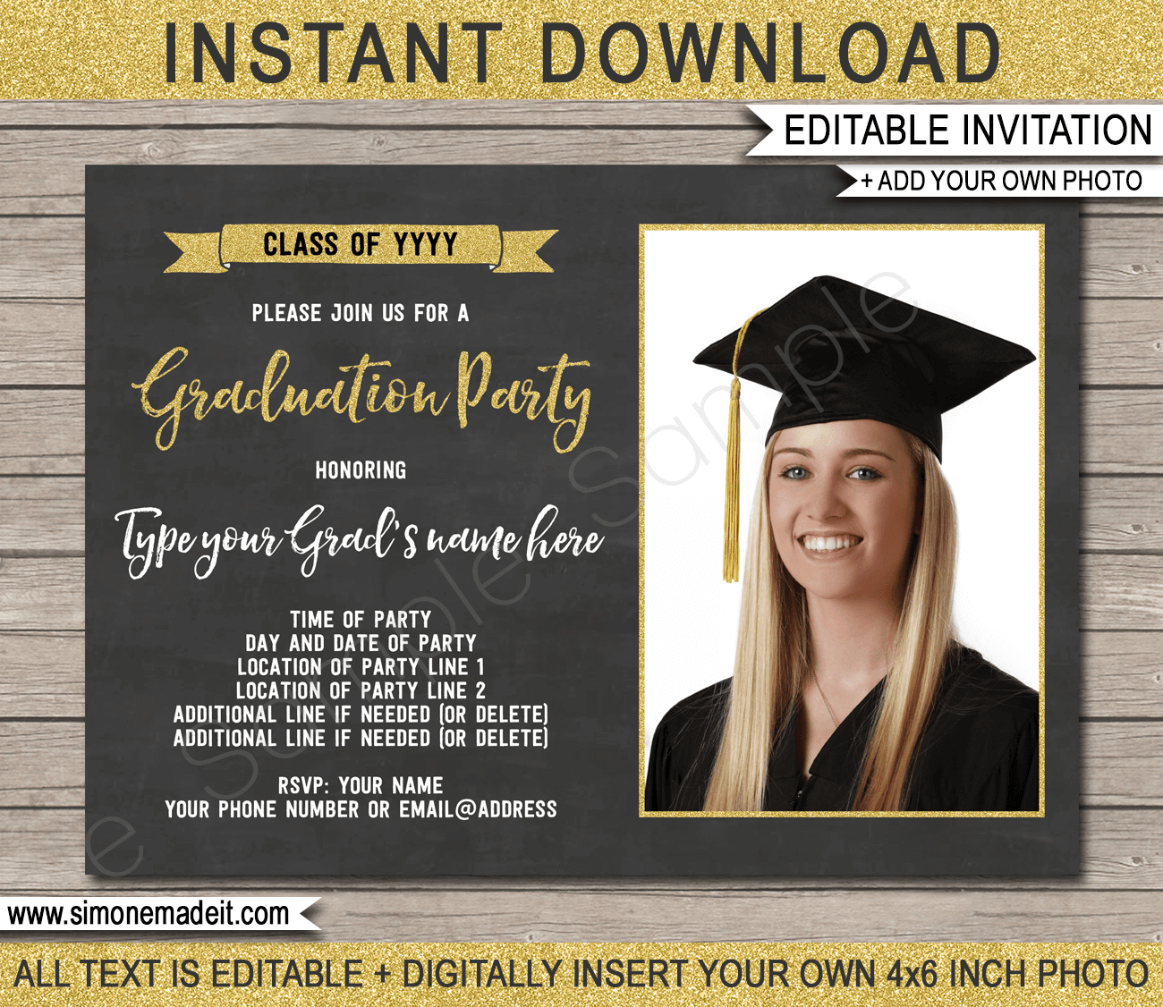 013 Graduation Party Invitation Template Ideas Photo Inside Graduation Party Invitation Templates Free Word