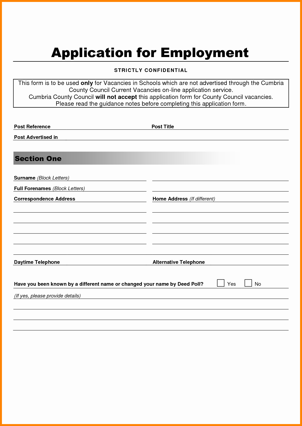 014 Employment Application Word Template New Student Form Inside Poll Template For Word