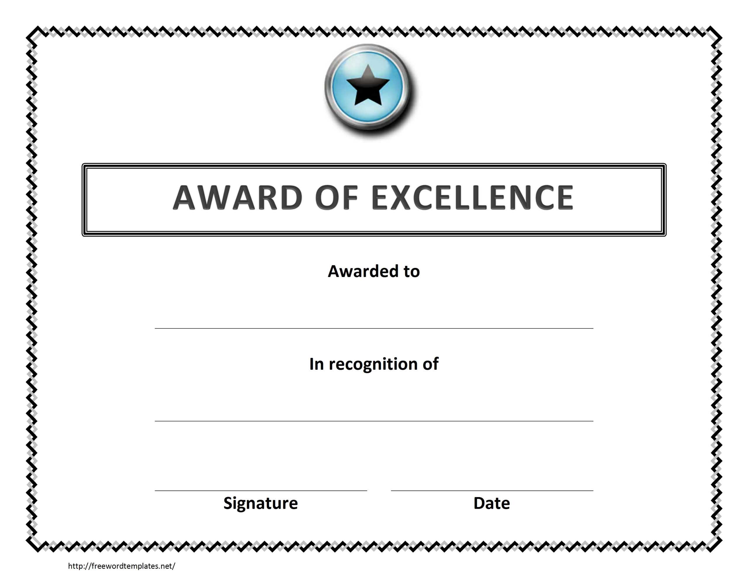 016 Award Certificate Template Word Ideas Free Templates With Regard To Congratulations Certificate Word Template
