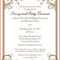016 Party Invitations Template Word Free Surprise Invitation Within Free Dinner Invitation Templates For Word