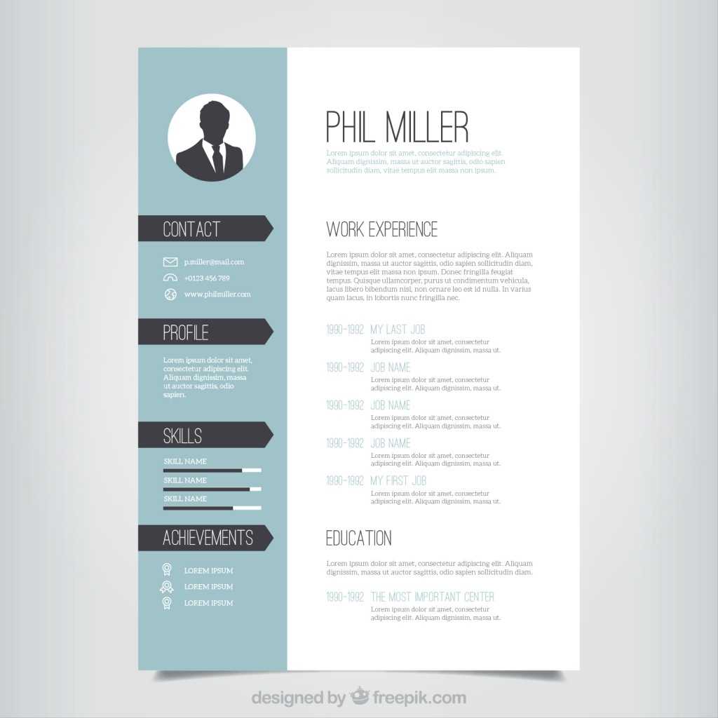 Resume Templates Word 2010