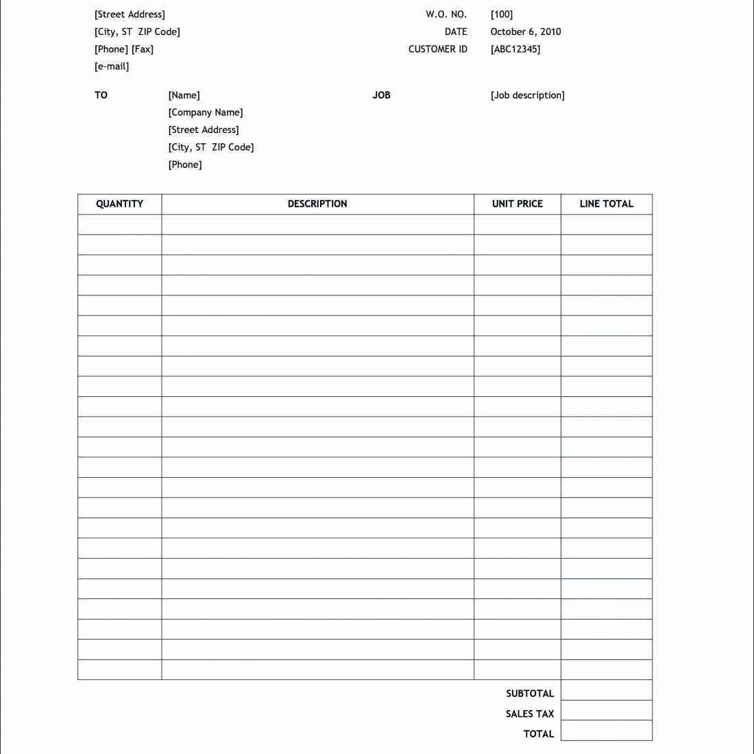 017 20Blank T Shirt Order Form Template School20E Doc Free Pertaining To Blank T Shirt Order Form Template
