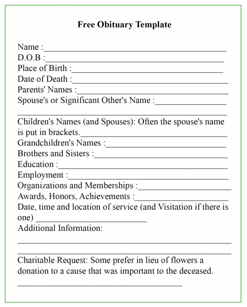 017 Download Free Printable Fill In The Blank Resume Throughout Fill In The Blank Obituary Template