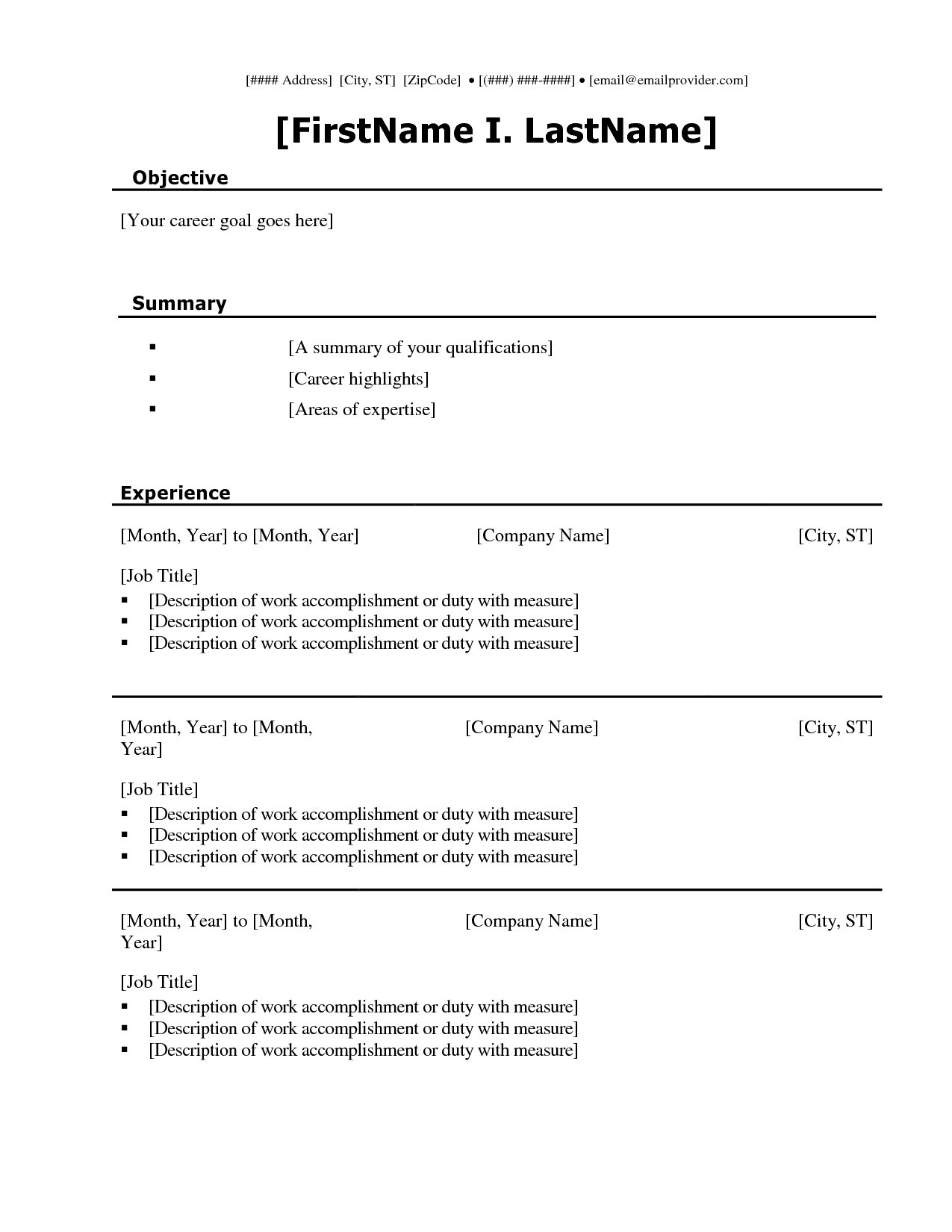 018 Ms Word Resume Templates Template Ideas Microsoft Within Blank Resume Templates For Microsoft Word