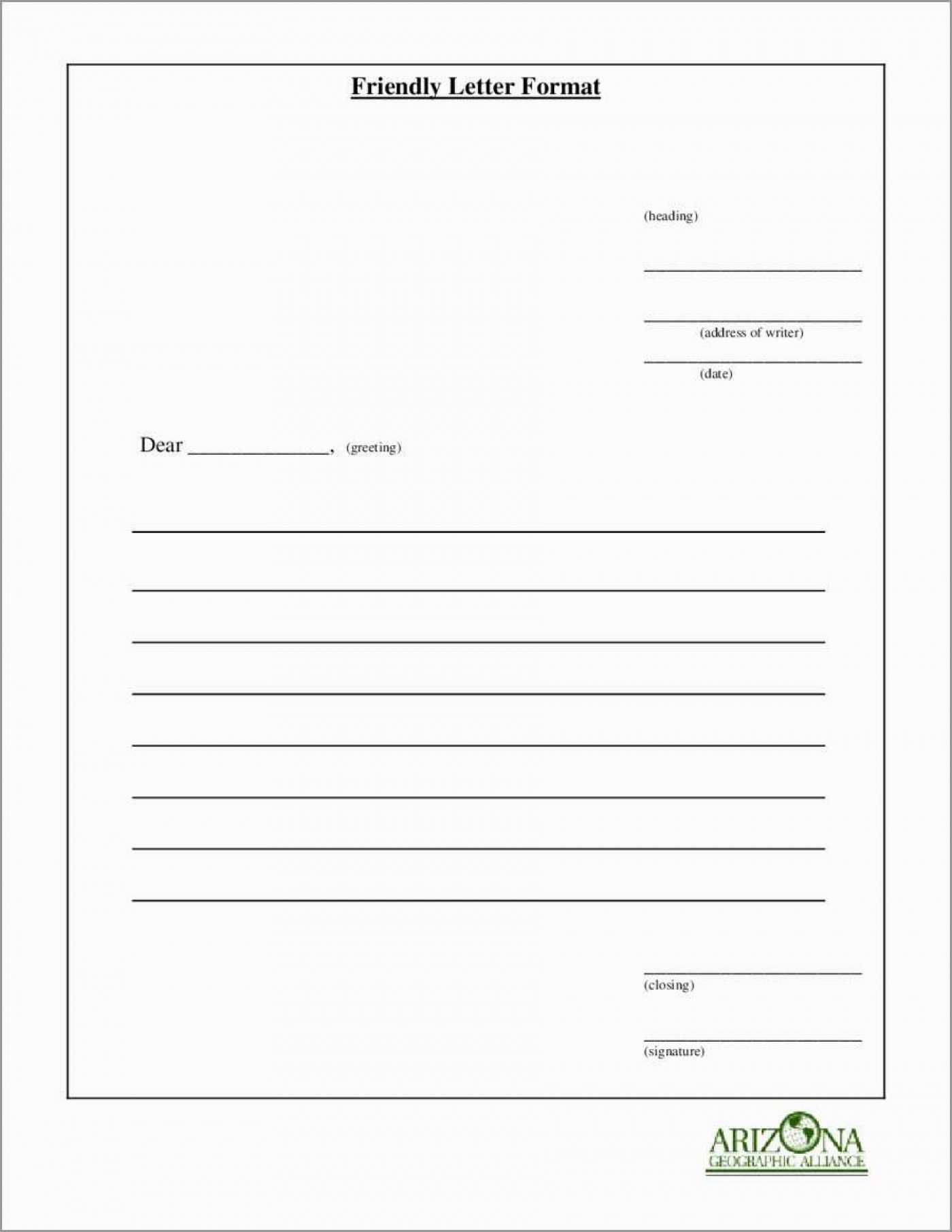 018 Summer Camp Letter Writing Templates For Kids Template Intended For Blank Letter Writing Template For Kids