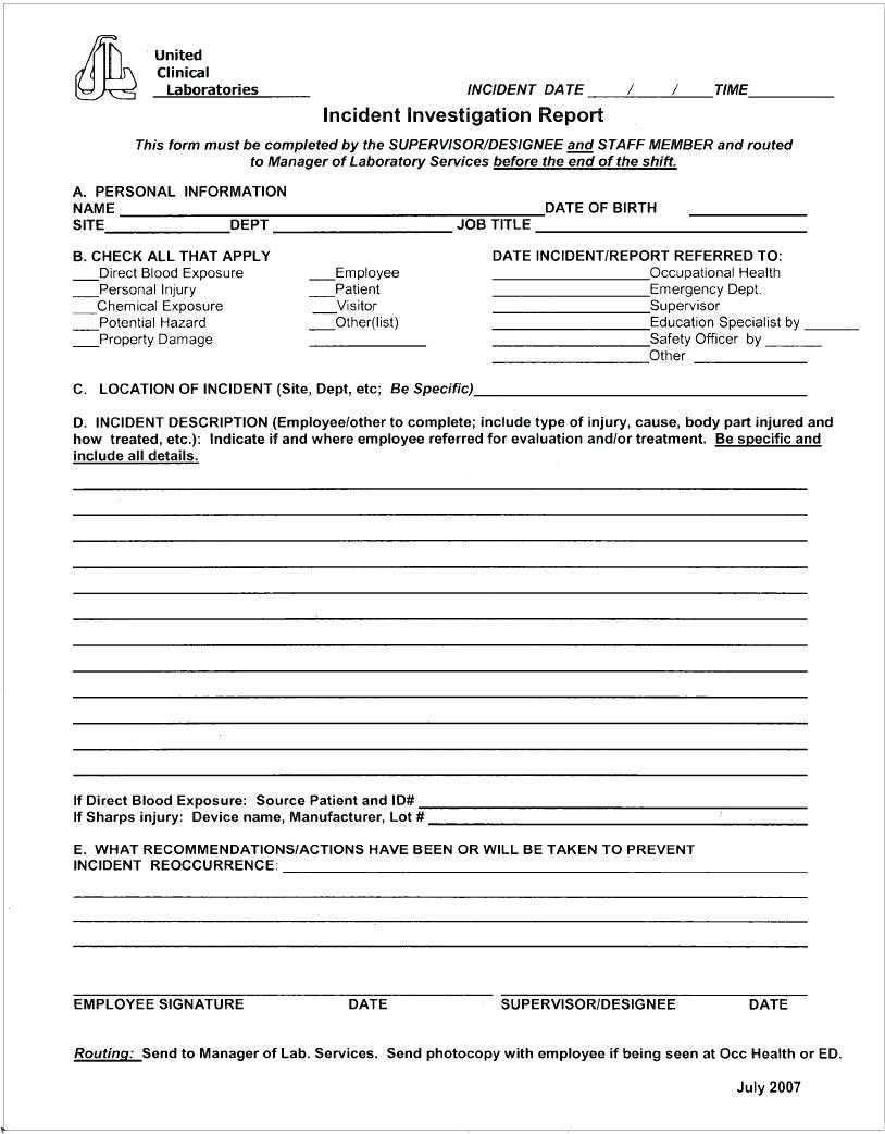 019 Accident Report Forms Template Form Unique Hand Book For Health And Safety Incident Report Form Template