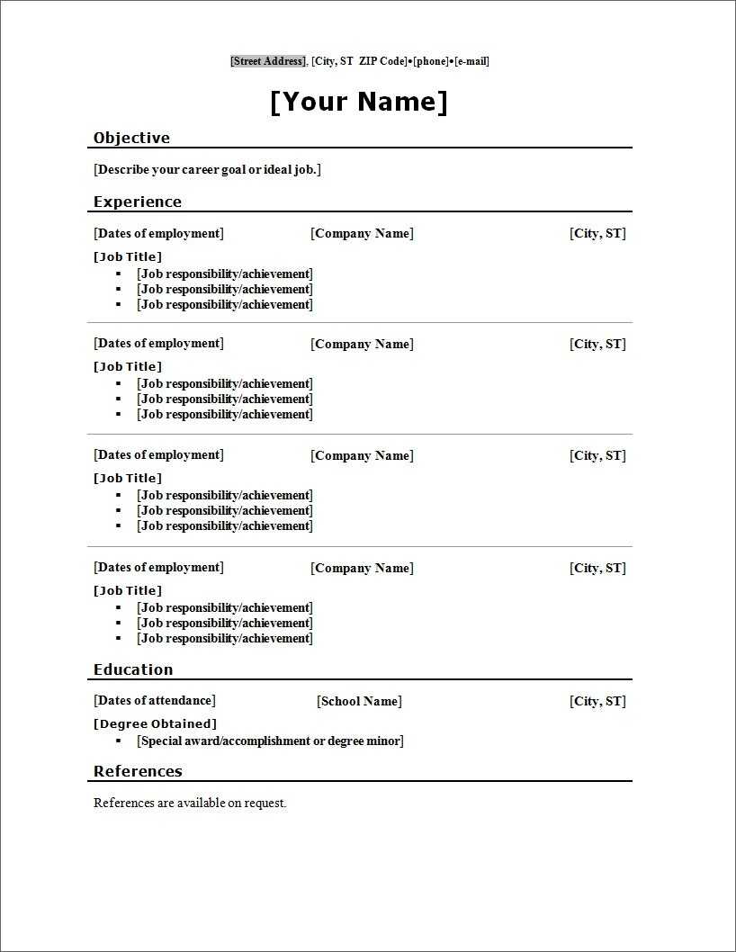 020 Free Cv Templates Microsoft Word With Picture Template Throughout Free Printable Resume Templates Microsoft Word