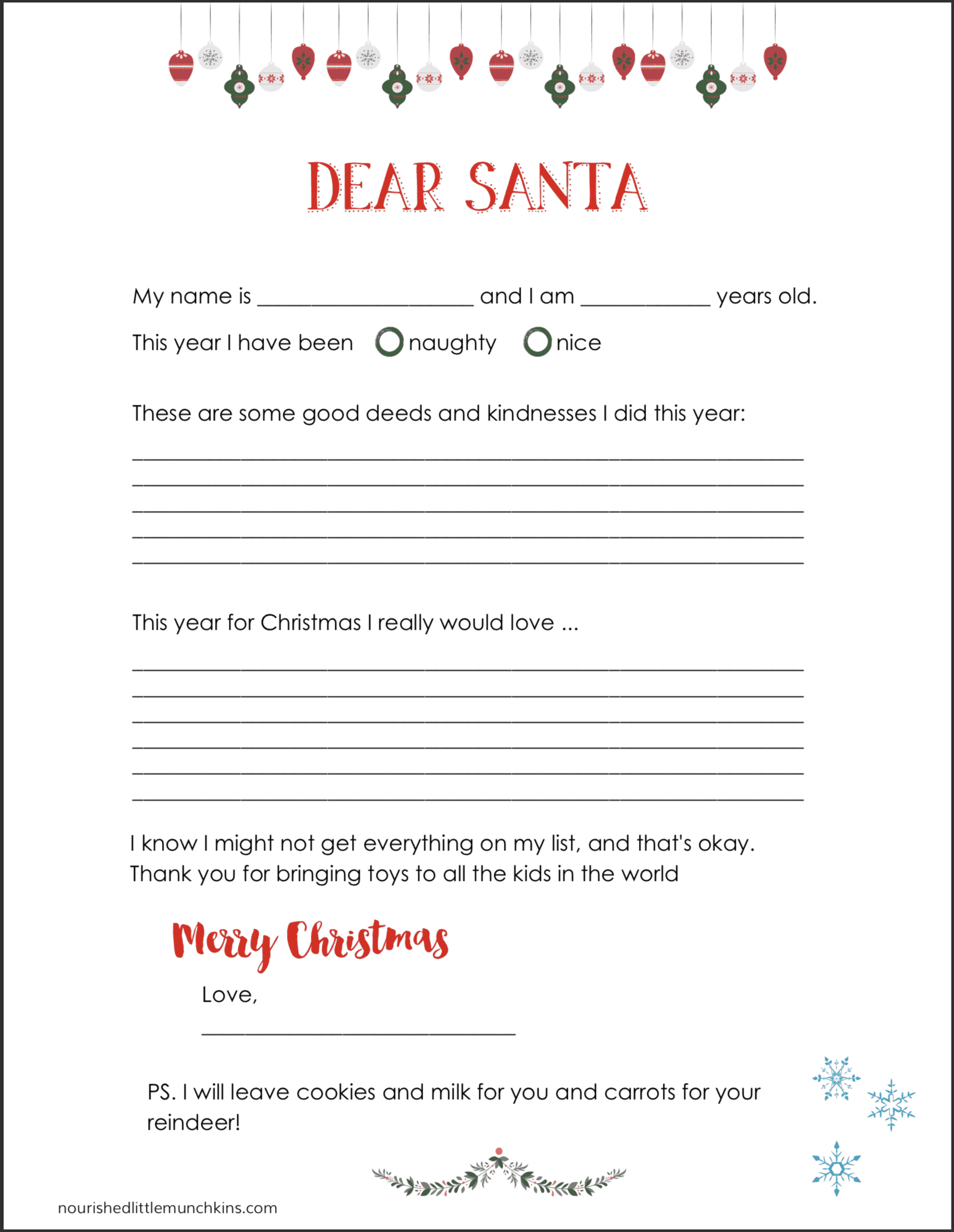 021 Blank Letter From Santa Template Free Ideas Elf On The Within Blank Letter From Santa Template