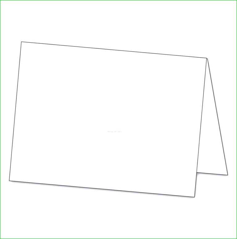 Blank Tent Card Template