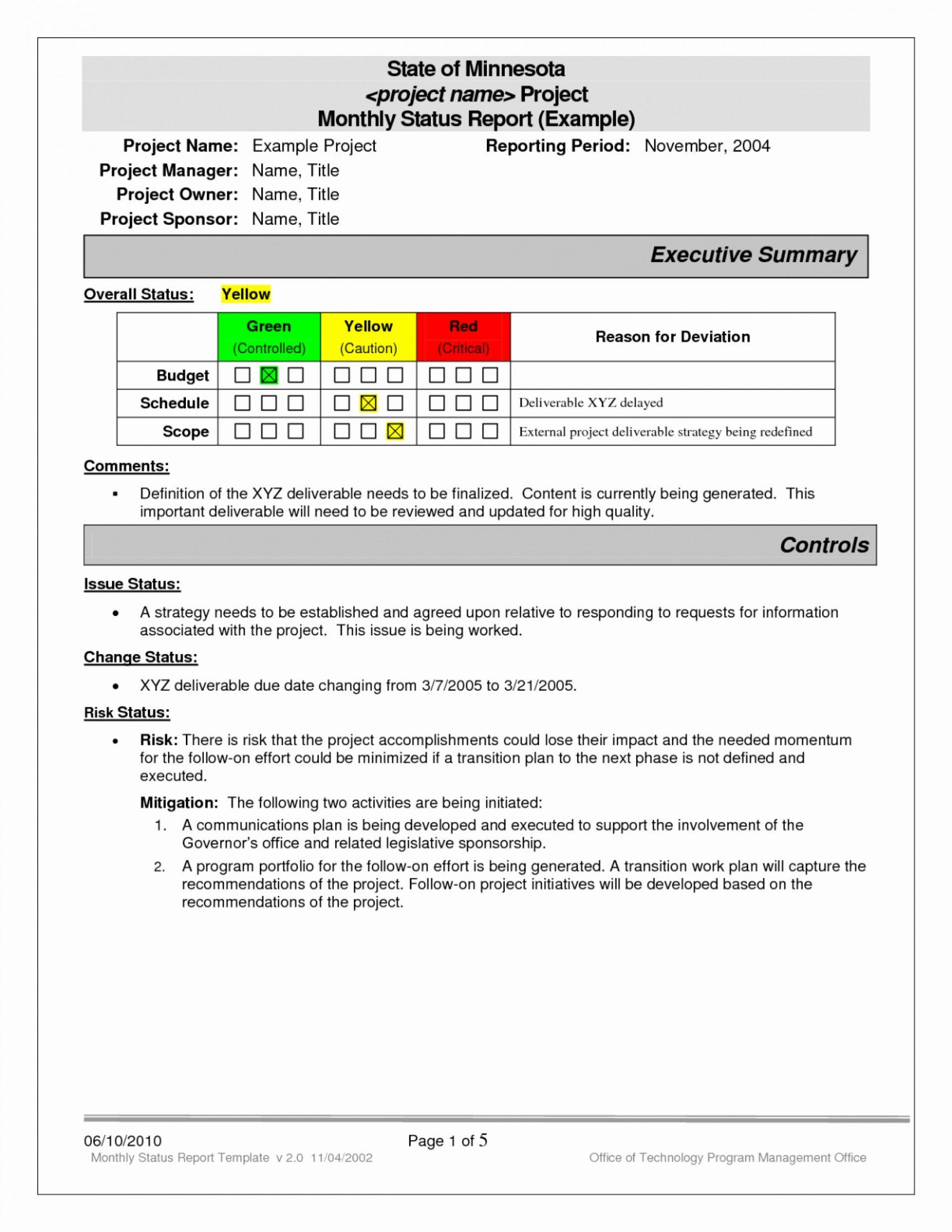 023 Excel Project Status Report Weekly Template 4Vy49Mzf Intended For Software Testing Weekly Status Report Template