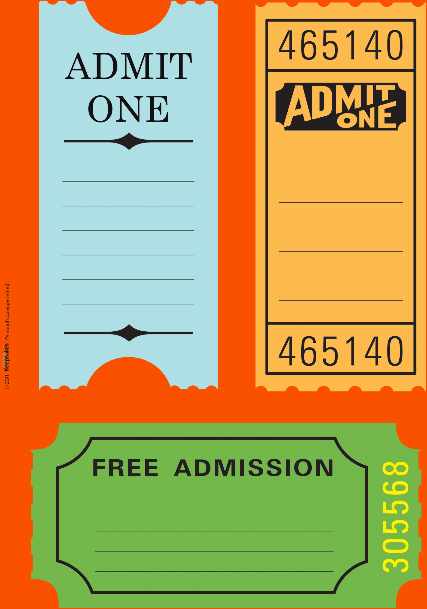 023 Free Printable Ticket Templates Travel Tickets Regarding Blank Admission Ticket Template