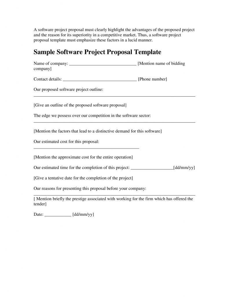 026 Sample Software Project Proposal Template Word Ideas Throughout Software Project Proposal Template Word