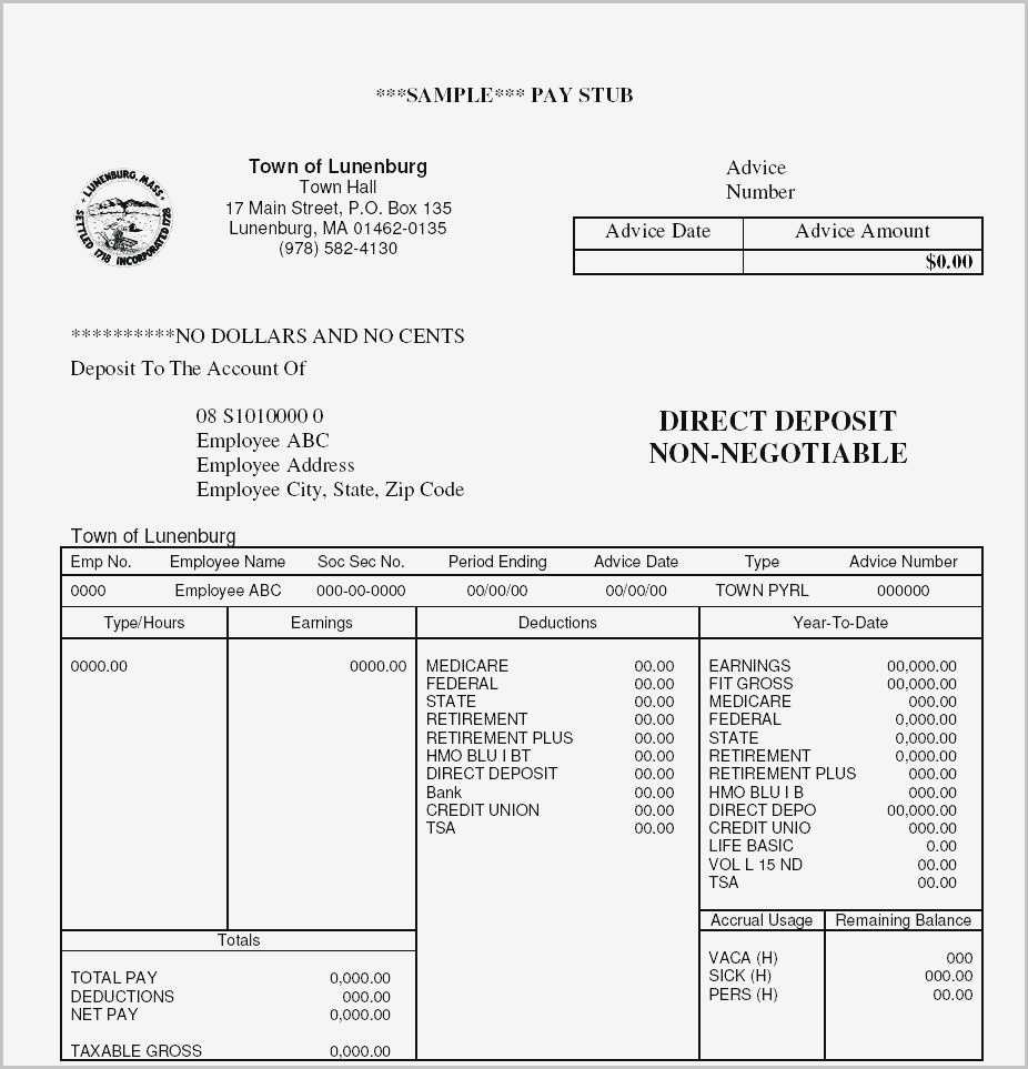 027 Free Pay Stub Template Microsoft Word Printable Canada Within Free Pay Stub Template Word