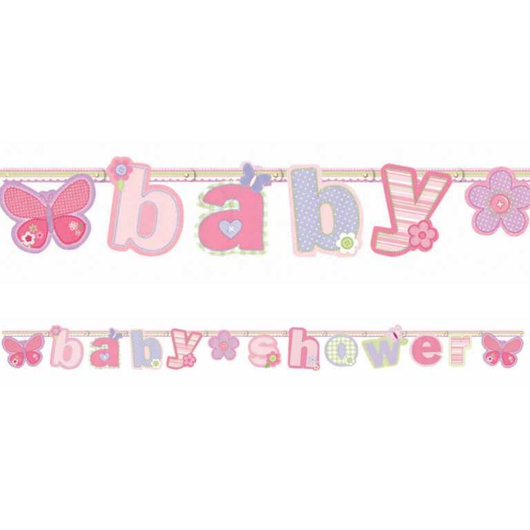 Diy Baby Shower Banner Template