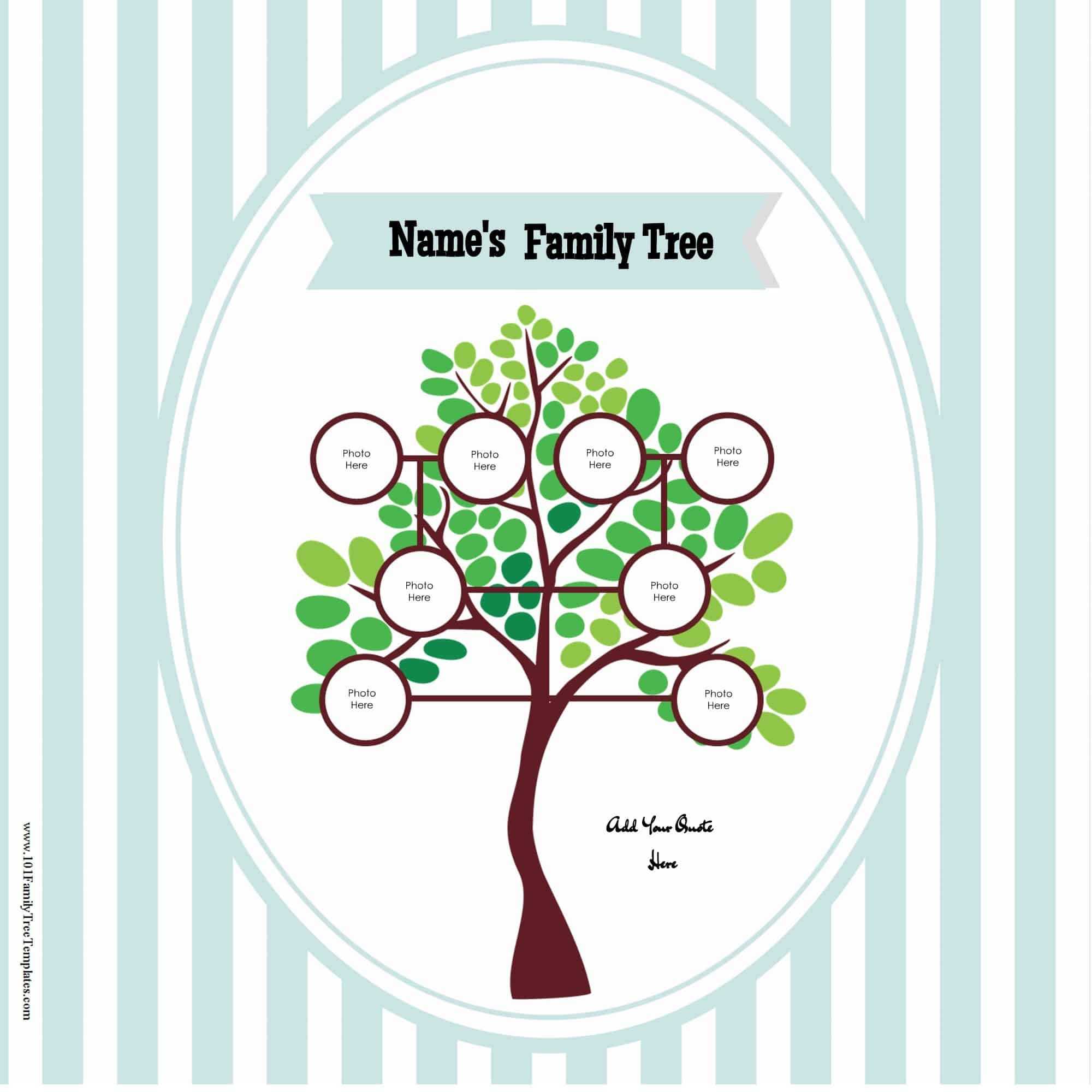 027 Template Ideas Printable Family Tree Free Rare With In Fill In The Blank Family Tree Template