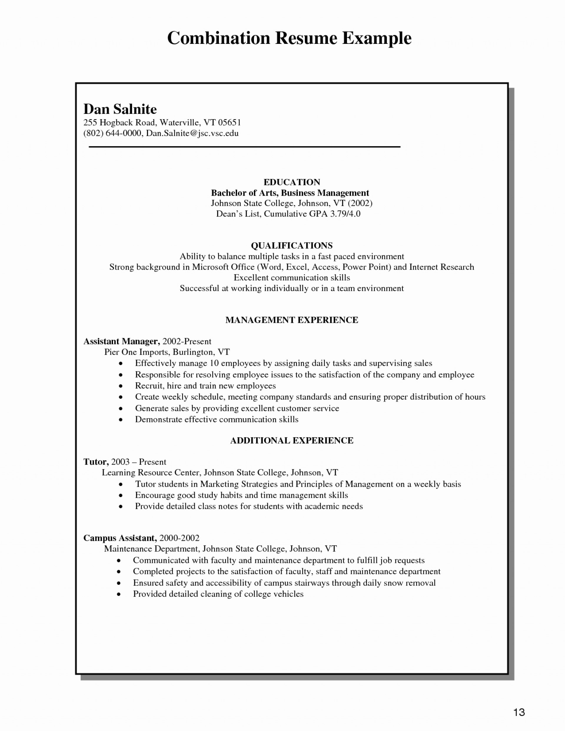 029 Combination Resume Template Word Free Templates 27 1 Inside Combination Resume Template Word