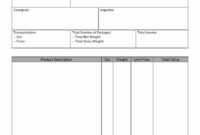 029 Commercial Invoice Word Templates Free Ms Inside pertaining to Commercial Invoice Template Word Doc