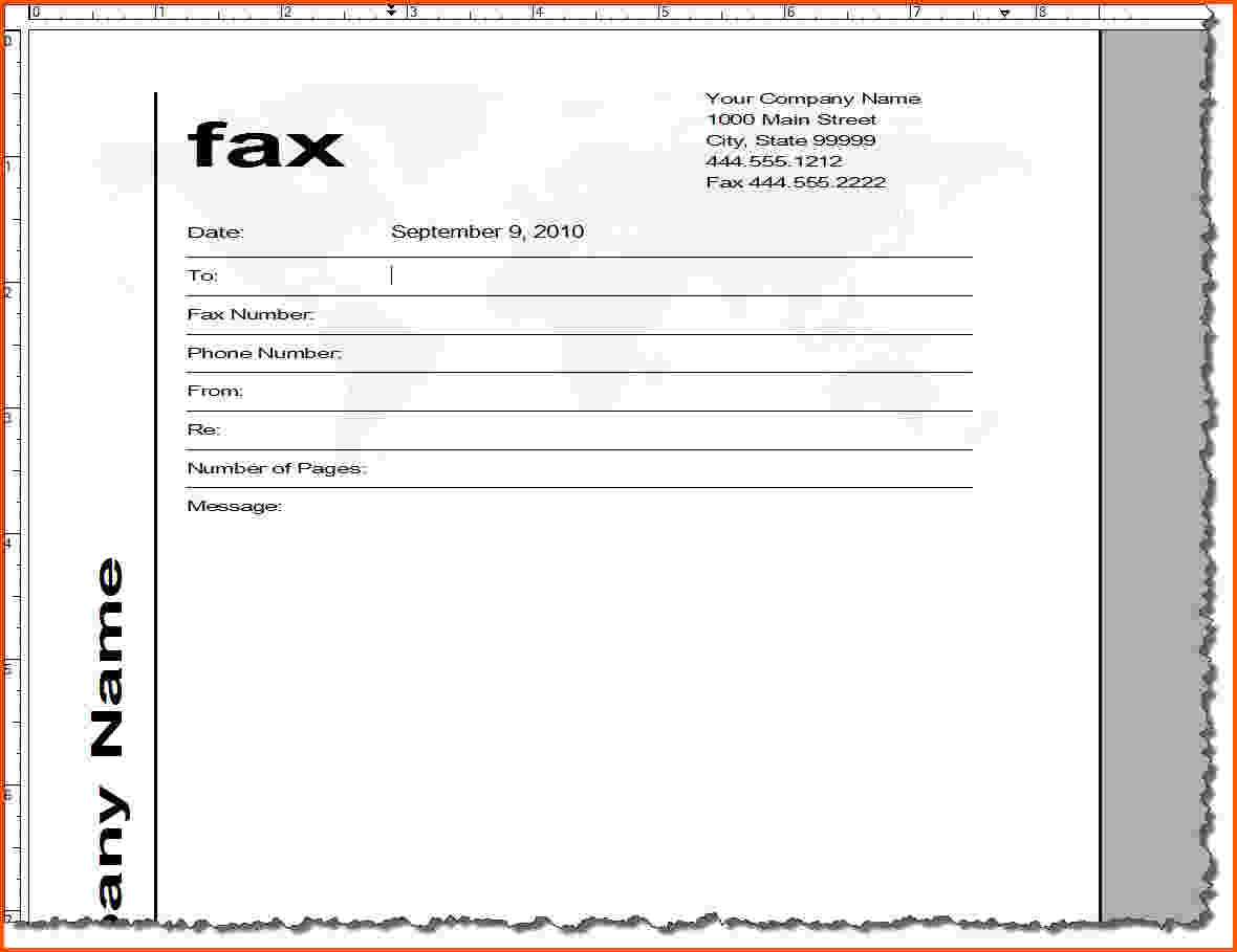 030 Template Ideas Fax Cover Sheet Word Default Templates In Pertaining To Fax Template Word 2010