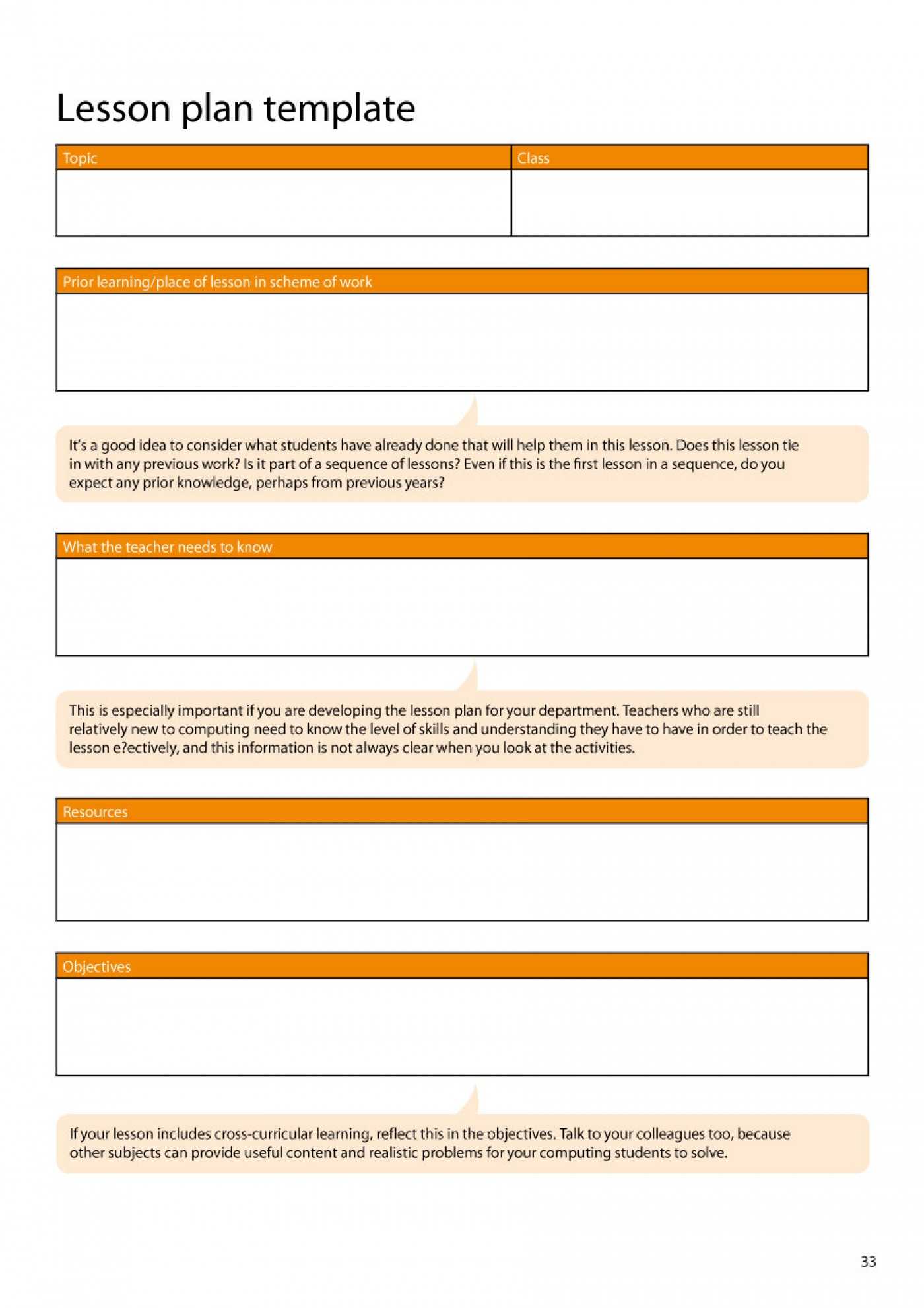 031 Preschool Lesson Plan Template Free Printable Ideas Within Blank Scheme Of Work Template