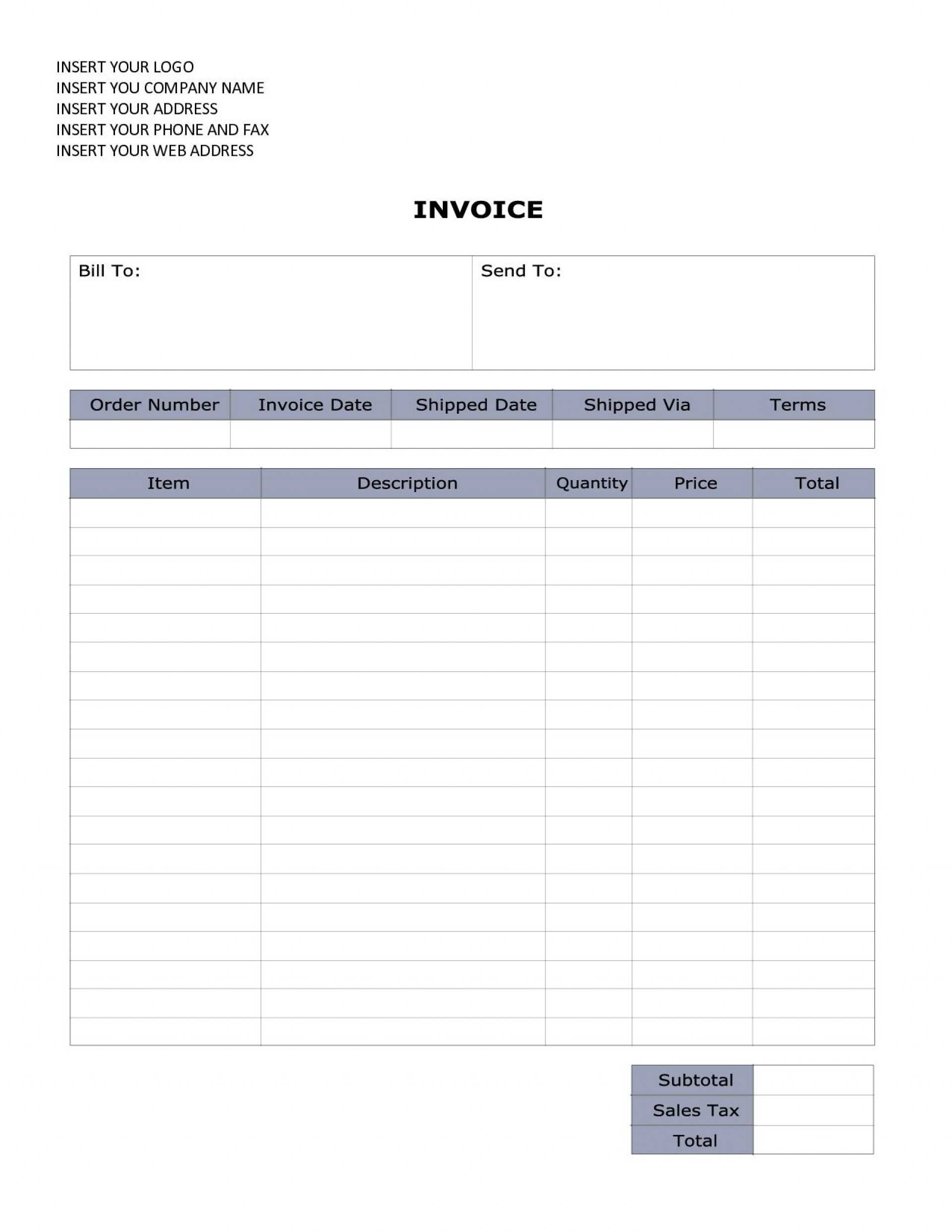 035 Blank Invoice Template Word Lovely For Microsoft Mughals Throughout Invoice Template Word 2010