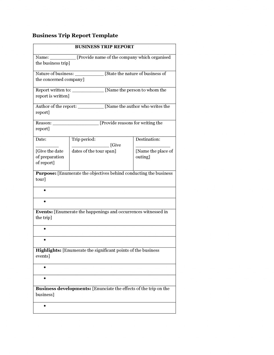 035 Report How To Write Formal Business Template Ample Pdf Regarding Business Trip Report Template Pdf