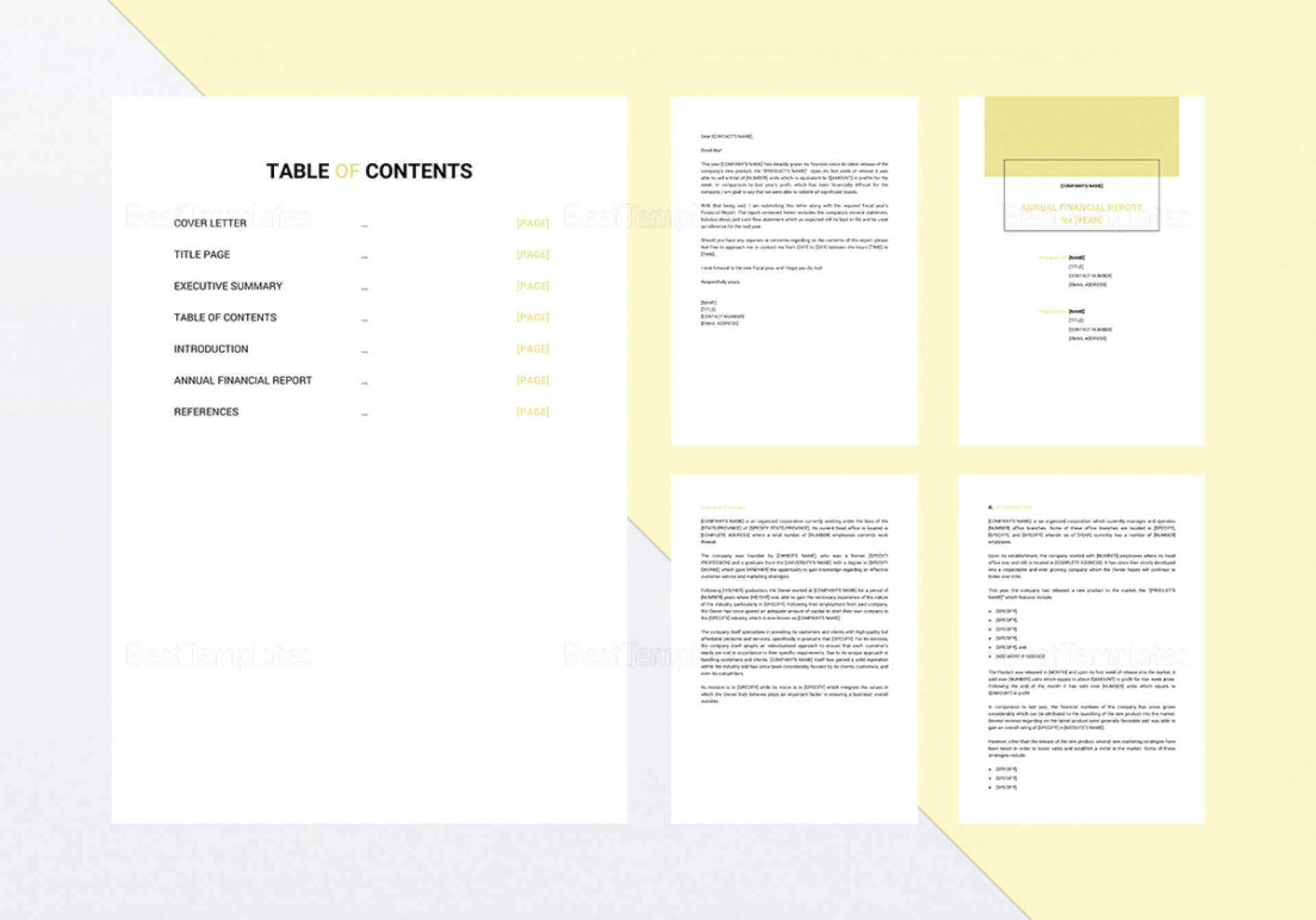 036 Corporate Report Template Ideas Annual Marvelous Word With Regard To Word Annual Report Template