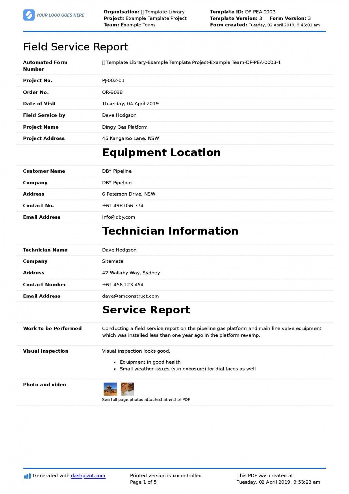 036 Project Report Format Excel Template Ideas Management Inside Technical Service Report Template